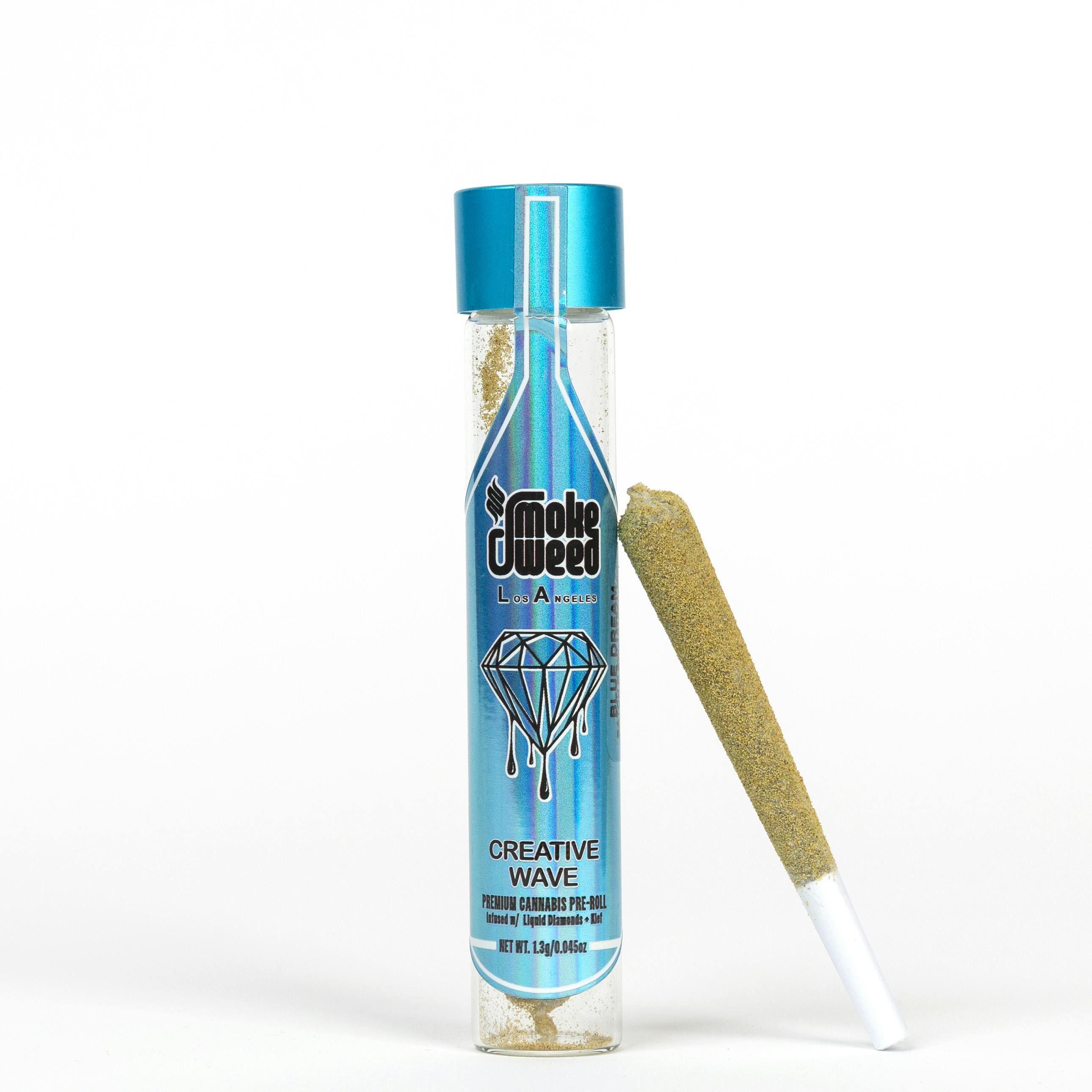 SWLA - Blue Dream Diamond Infused Kief Coated Pre-Roll 1.3g