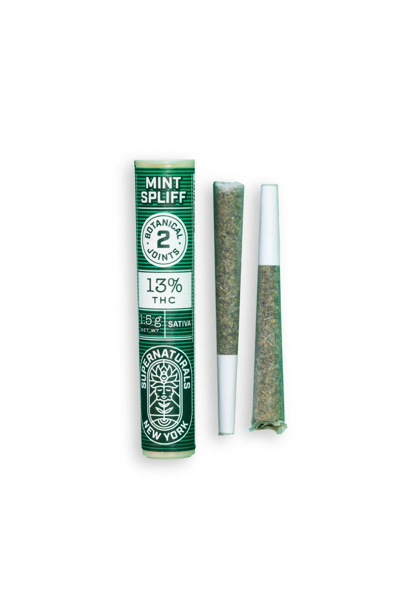 Supernaturals | Mint Spliff | Joints | 0.75g each | 2pk