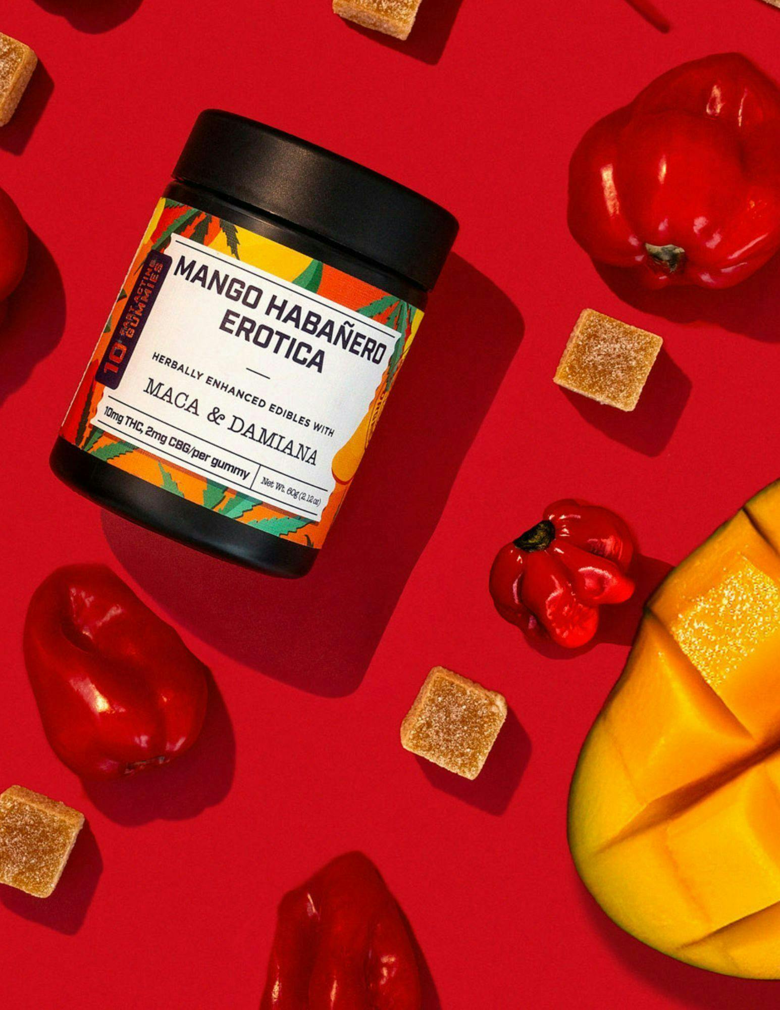 Supernaturals | Mango Habañero Erotica | 100mg | 10ct | 10mg/ea