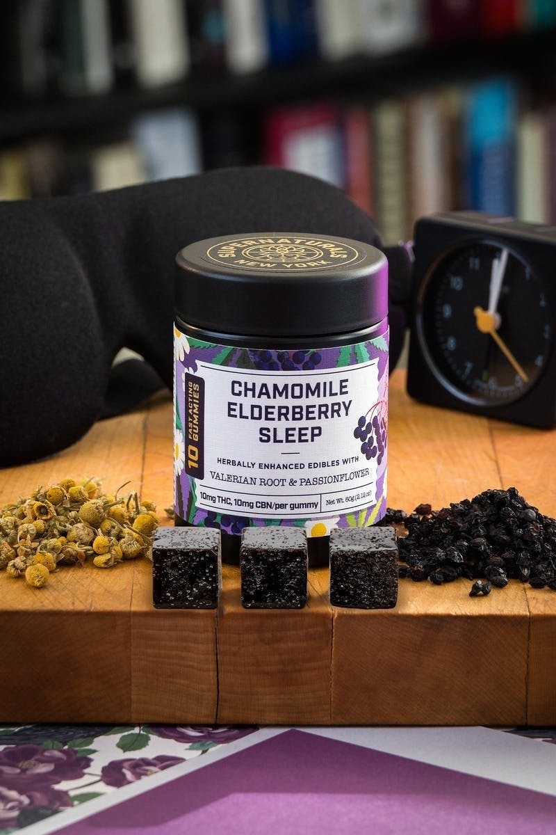 Supernaturals | CHAMOMILE ELDERBERRY SLEEP | 100mg | 10ct | 10mg/ea