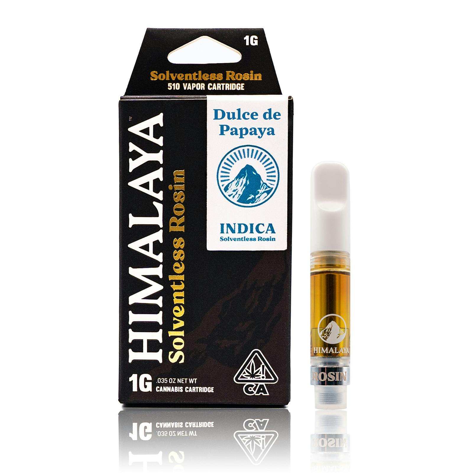 Dulce De Papaya (Solventless Rosin) Cartridge - 1G
