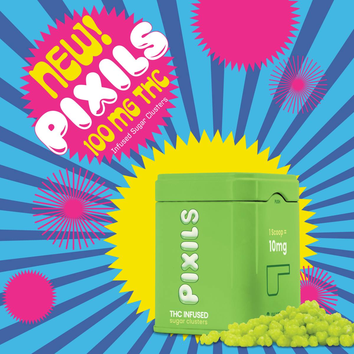 Pixils - Watermelon - 200mg by Dream Edibles