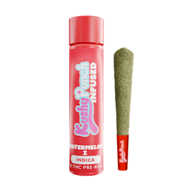 1G Kushy Punch Infused Liquid Diamond Preroll - Watermelon Z