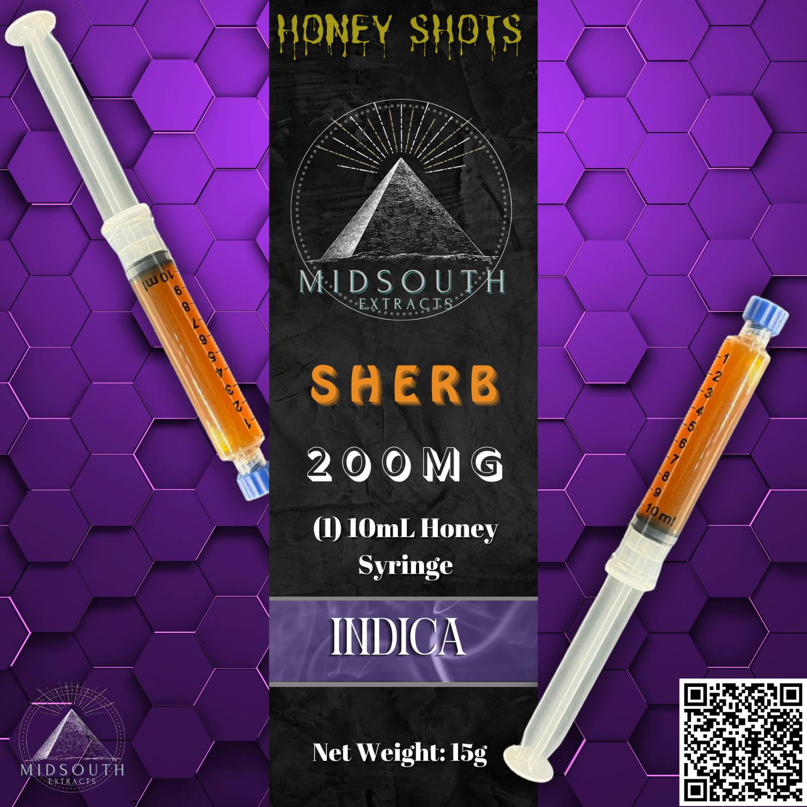 Infused Honey Shots Sherb