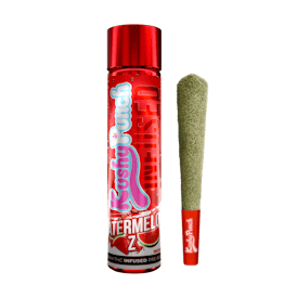 1G Kushy Punch Infused Liquid Diamond Preroll - Watermelon Z