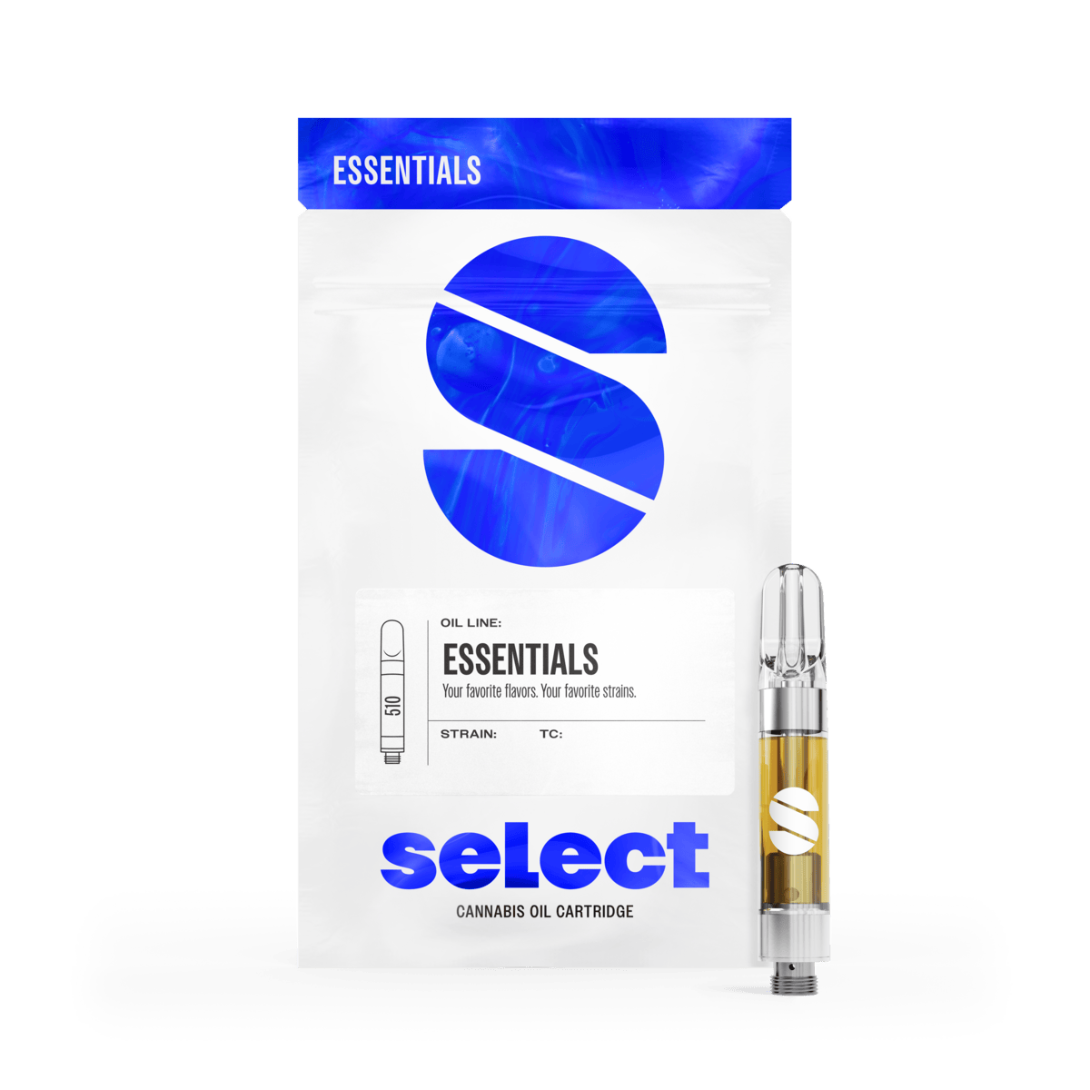 Blackberry Kush Essentials Cartridge 1g by Select