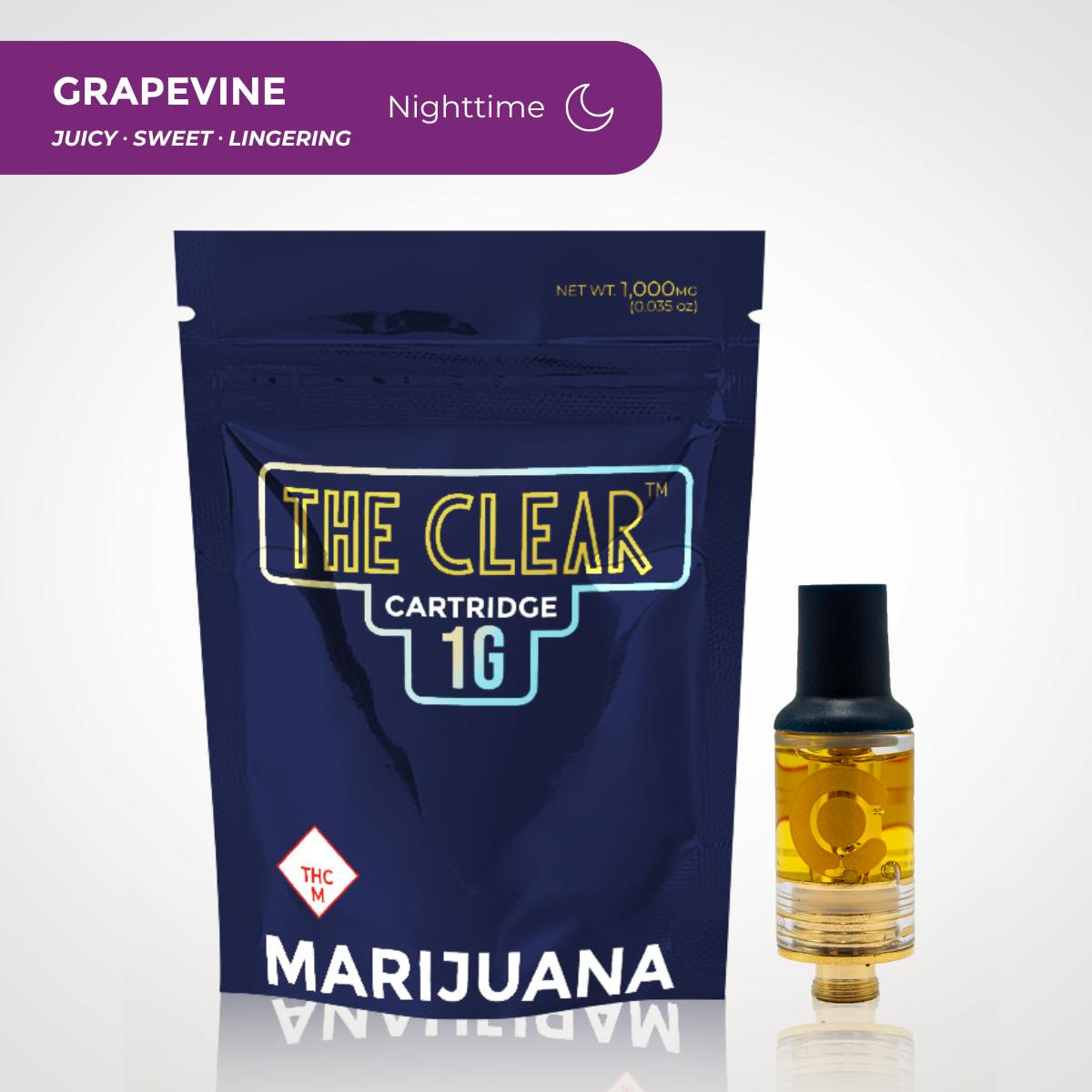 Elite Cartridge 1000mg | Grapevine by CLEAR Brands