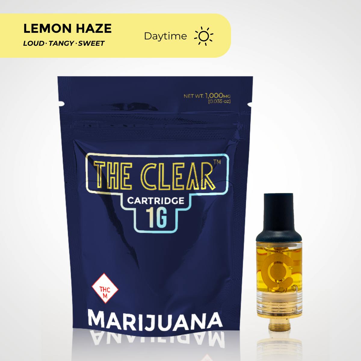 Elite Cartridge 1000mg | Lemon Haze by CLEAR Brands