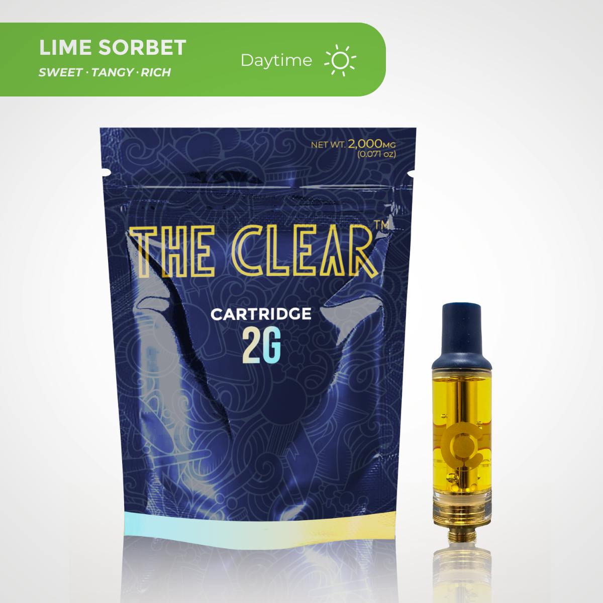 Elite Cartridge 2000mg | Lime Sorbet by CLEAR Brands