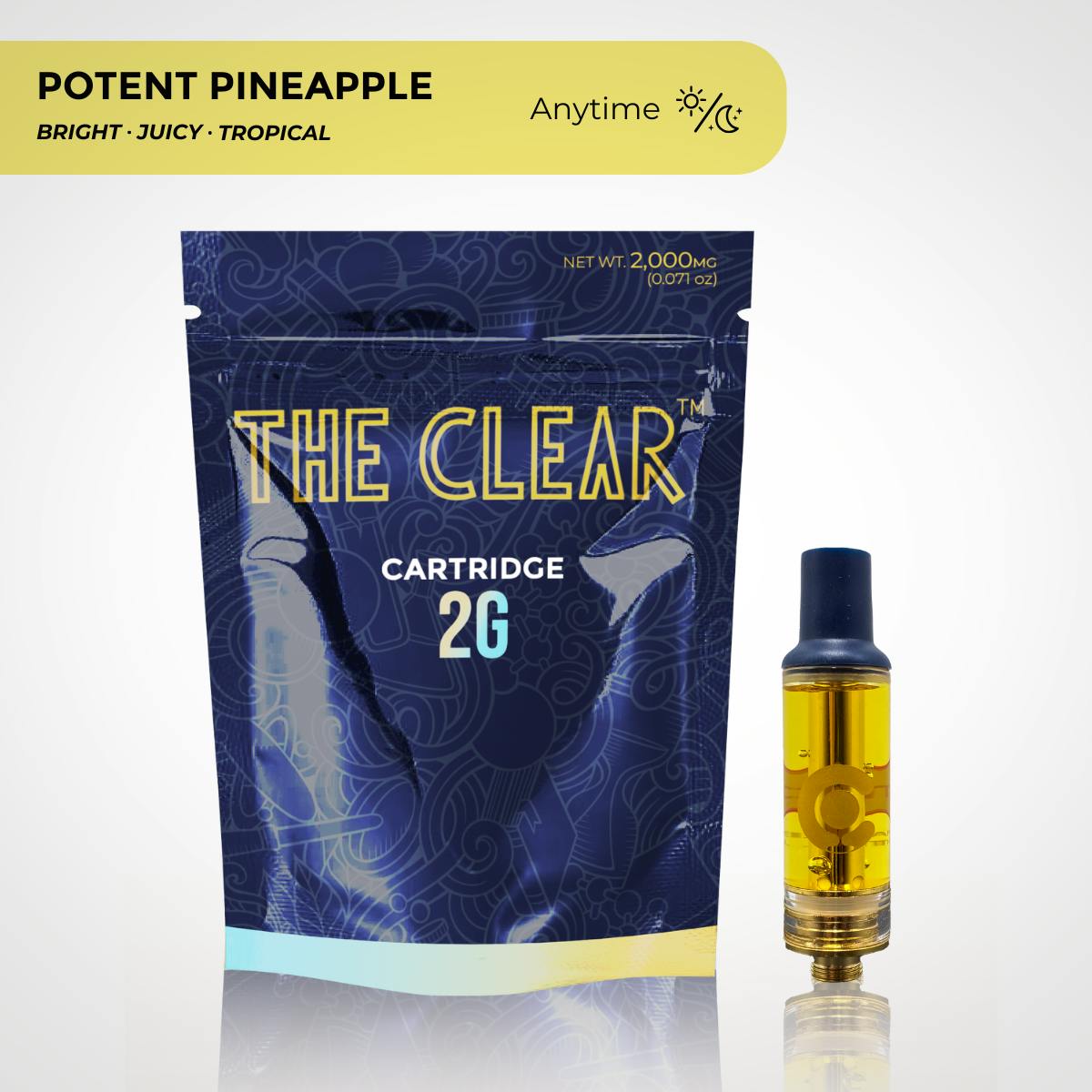 Elite Cartridge 2000mg | Potent Pineapple by CLEAR Brands