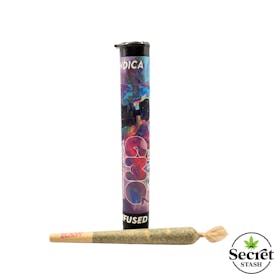 Secret Stash | Infused Donut Pre Roll | GMO x GMO | 1.2g