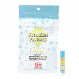 Frozen Farms - Jelly Rancher - 1G Live Resin Cartridge (SATIVA)