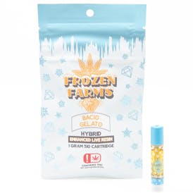 Frozen Farms - Bacio Gelato - 1G Live Resin Cartridge (HYBRID)