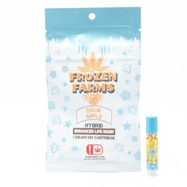 Frozen Farms - Sour Apple - 1G Live Resin Cartridge (HYBRID)