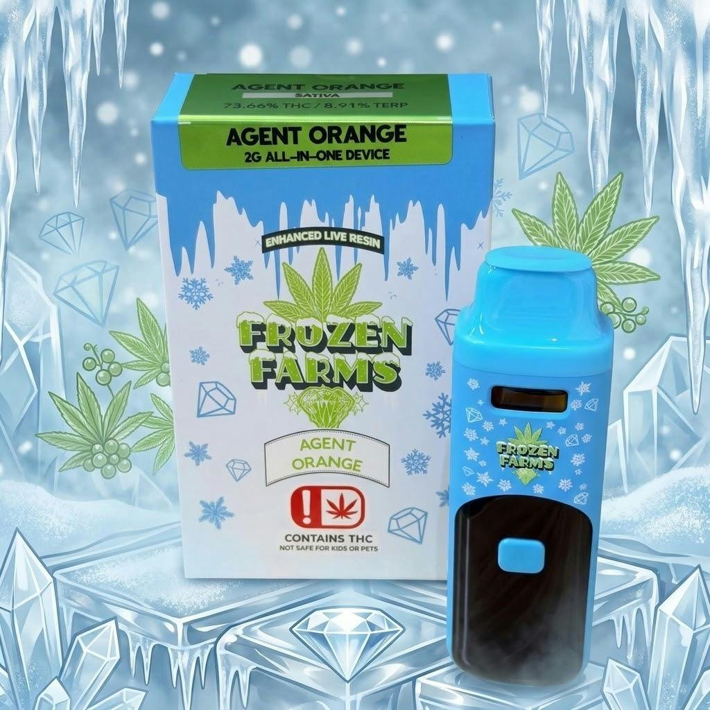 Frozen Farms 2G - Agent Orange - Live Resin Disposable (SATIVA)