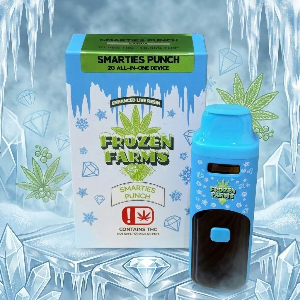 Frozen Farms 2G - Smarties Punch - Live Resin Disposable (SATIVA)