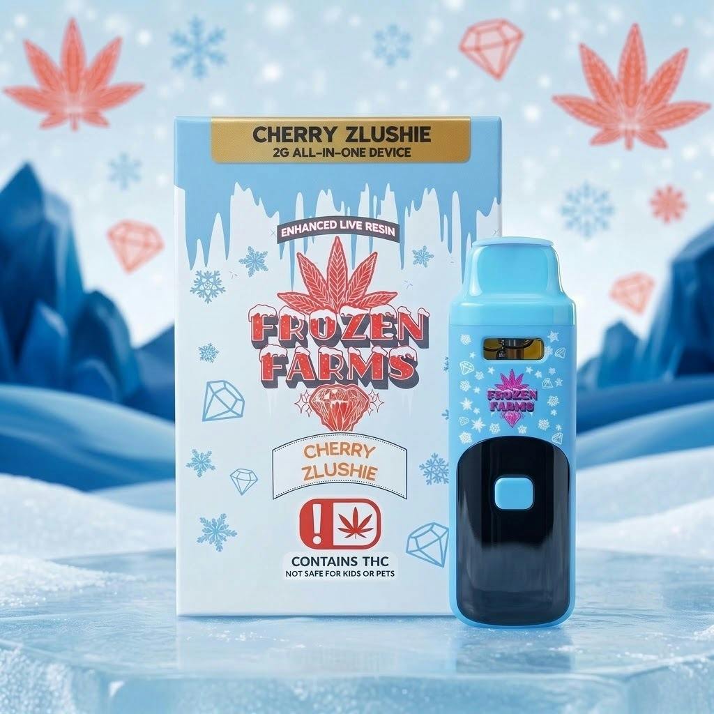 Frozen Farms 2G - Cherry Zlushie - Live Resin Disposable (INDICA)