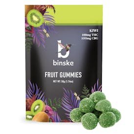Kiwi Fruit Gummy - 100mg THC: 100mg CBG