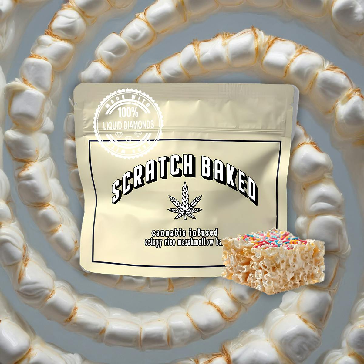 Crispy Rice Marshmellow Bar