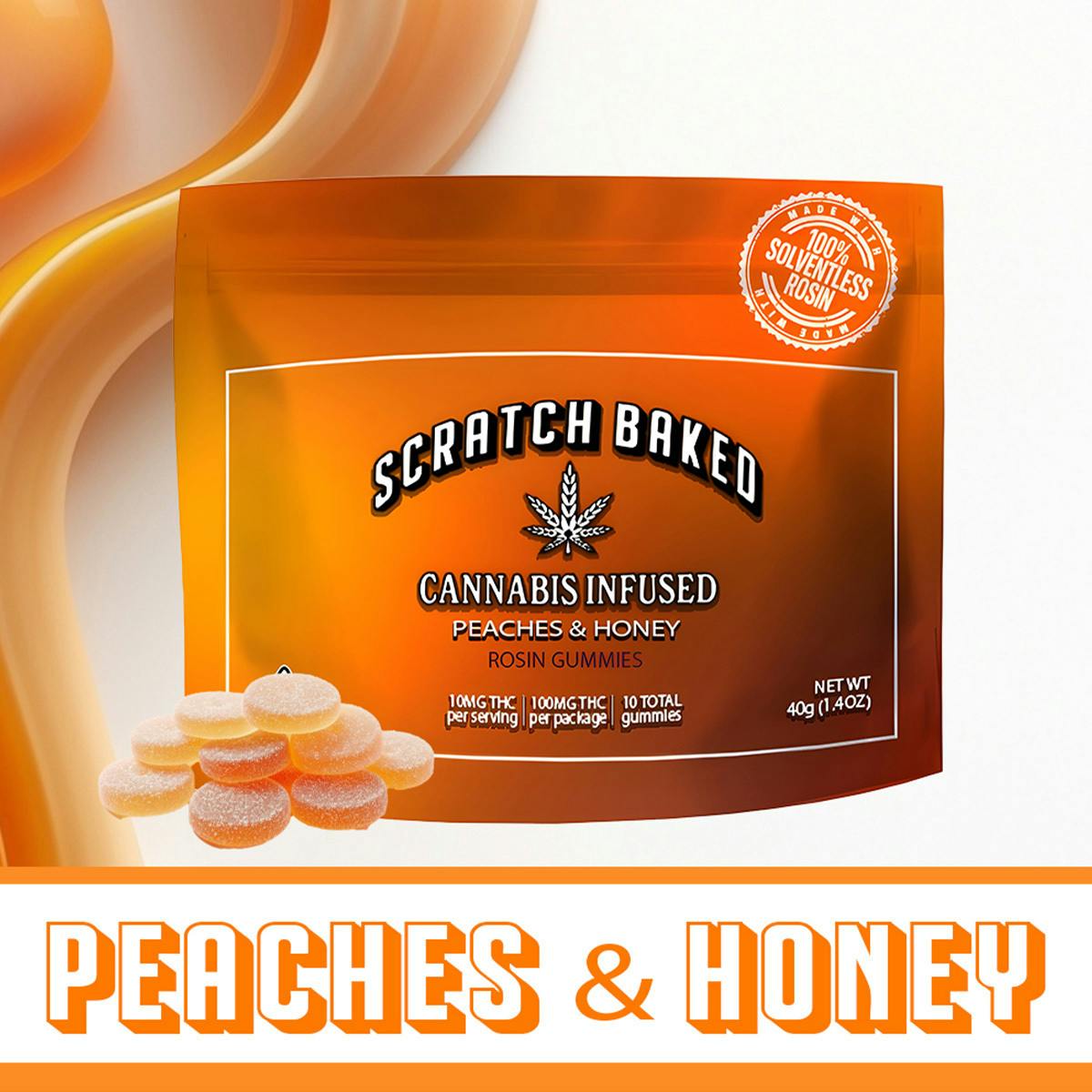 Peaches Honey Gummies