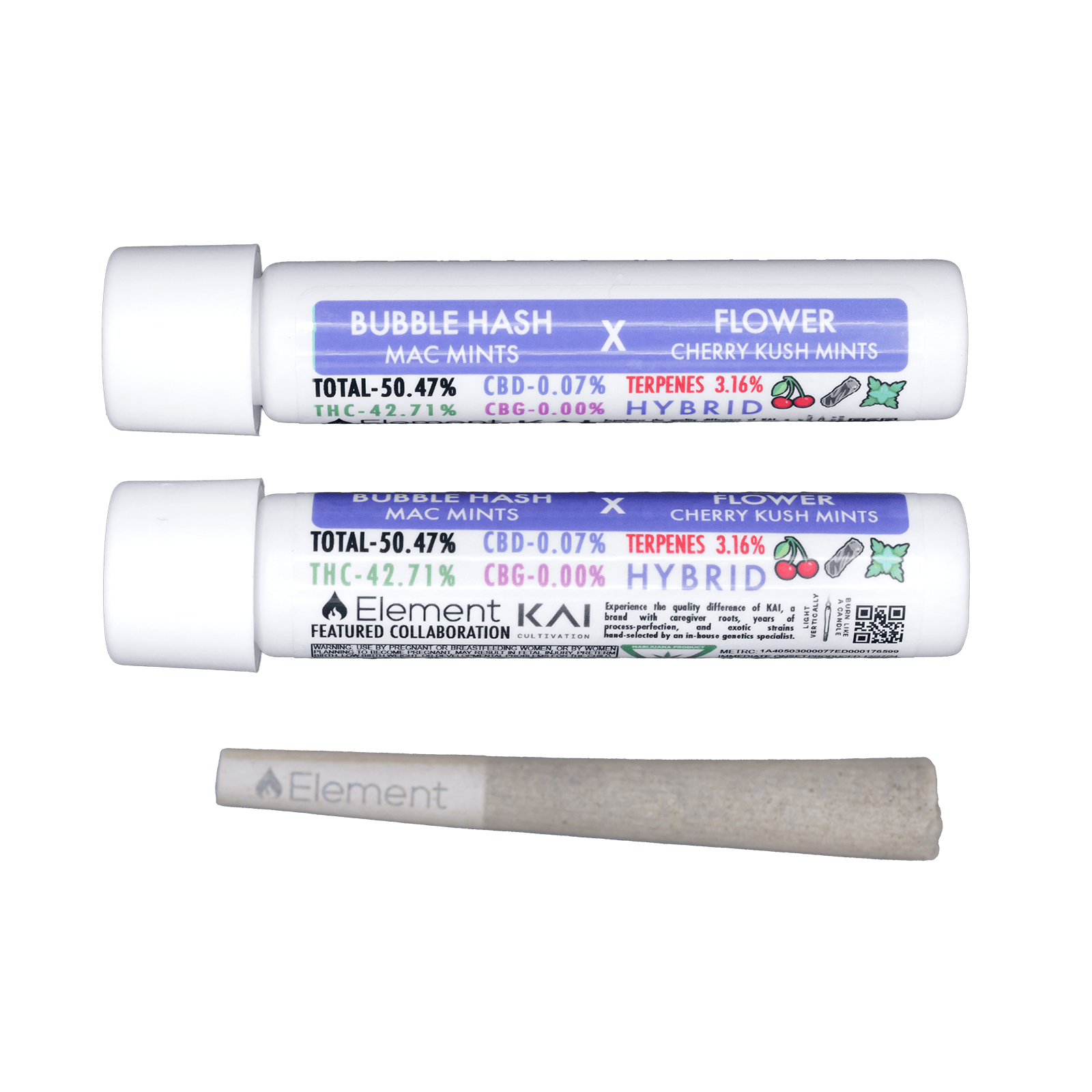Element Live Hash Joint 1g - Cherry Kush Mints x MAC Mints