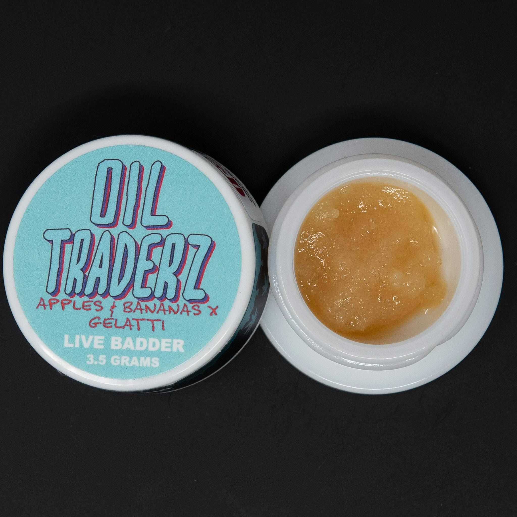 3.5g Apples & Bananas X Gelatti Live Resin Badder - Oil Traderz (Hybrid)