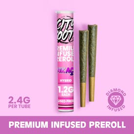 Pink Acai (Hybrid) 2pk Infused Prerolls 2.4g