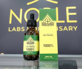 Noble Labs - High Lotion Body Oil - 1000mg THC