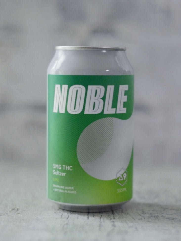 Noble Labs - THC Seltzer - Lime - 5mg