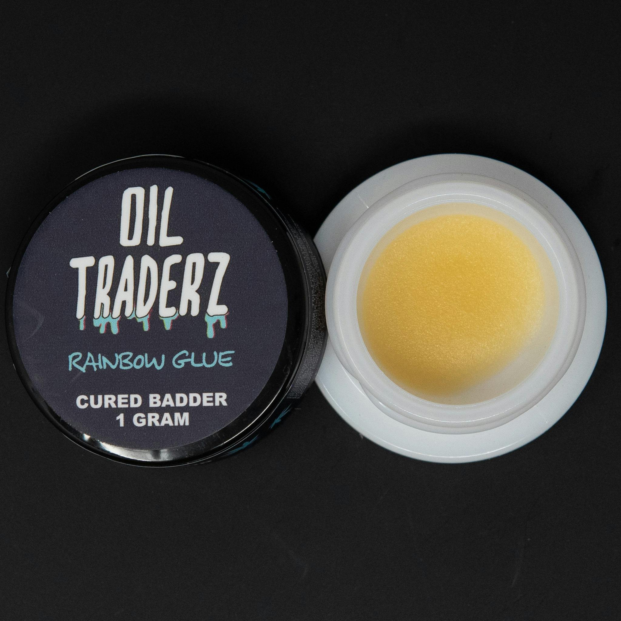 1g Rainbow Glue Cured Badder - Oil Traderz (Hybrid)