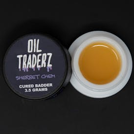 3.5g Sherbet Chem Cured Badder - Oil Traderz (Indica)