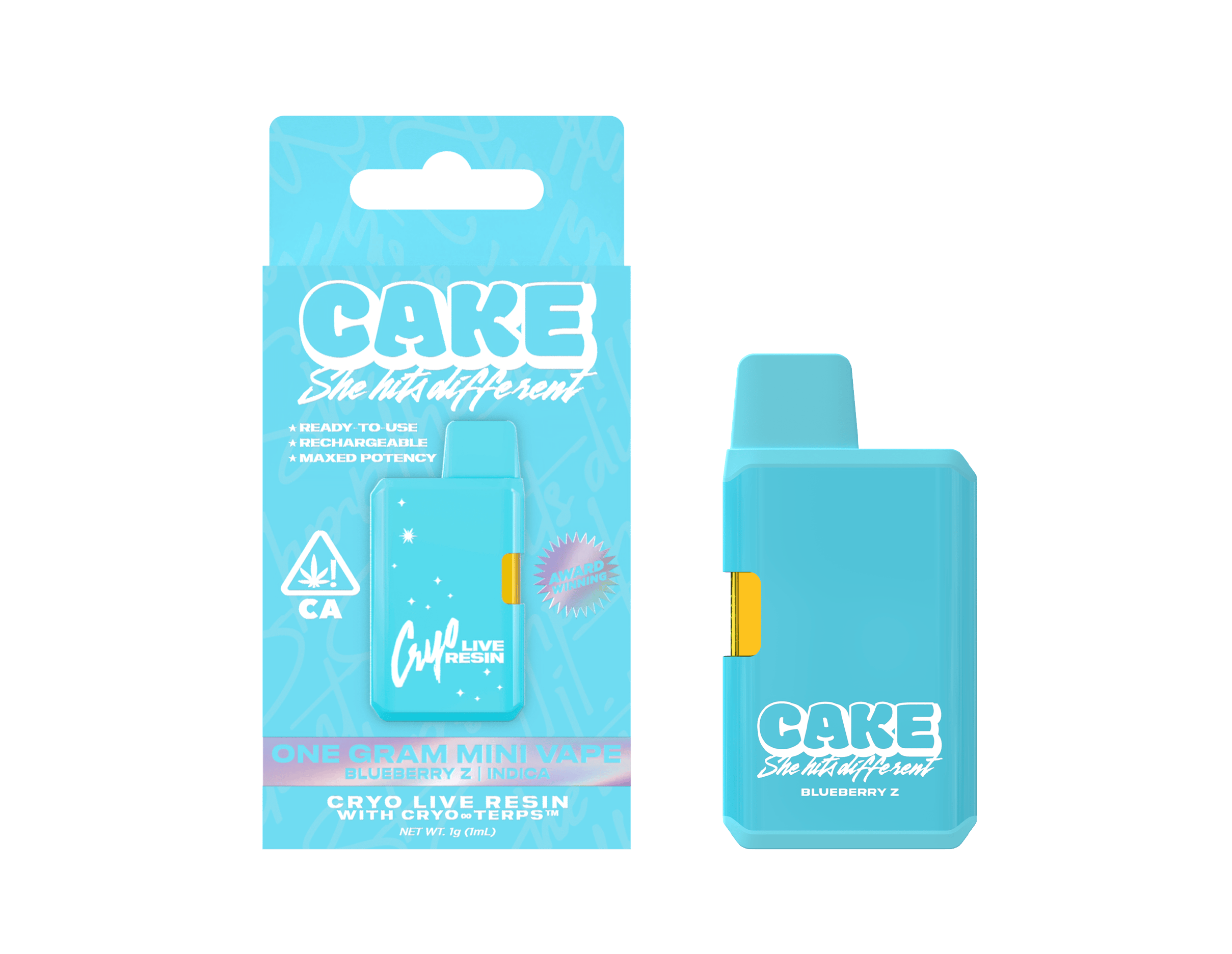 CAKE she hits different — Blueberry Zkittlez