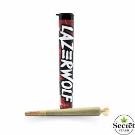 Secret Stash | Full Bud Pre Roll | Lazer Wolf | 1.2g