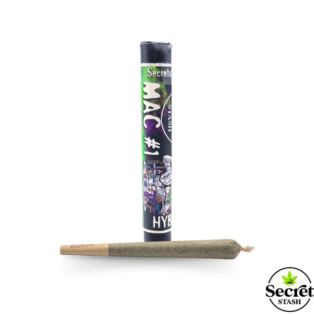 Secret Stash | Full Bud Pre Roll | MAC | 1.2g by Secret Stash