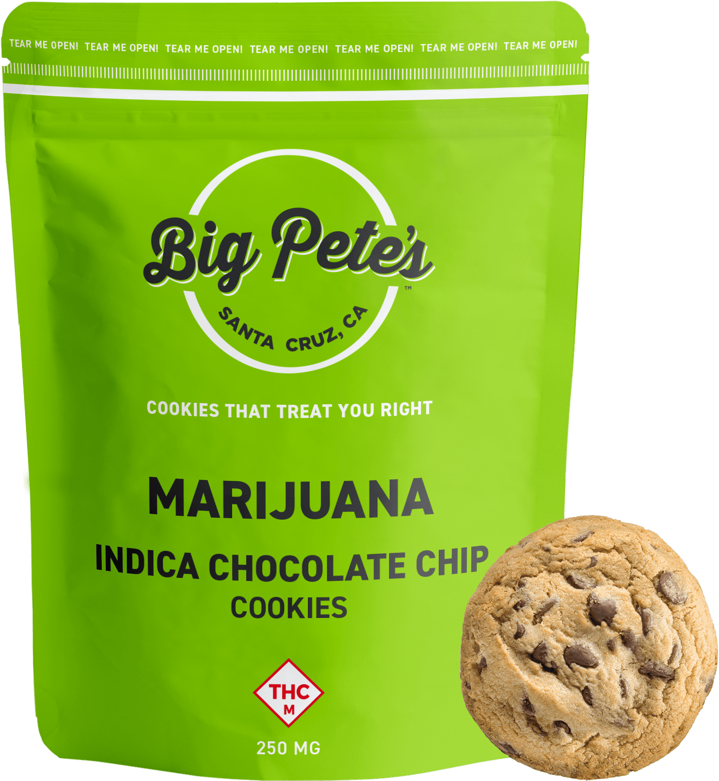 Big Pete's Treats | Chocolate Chip Cookie | 250mg | 10ct | 25mg/ea by Big Pete's Treats