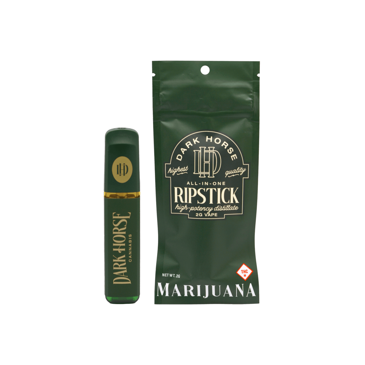 Sour Diesel | 2g Live Resin All-In-One by Dark Horse Cannabis