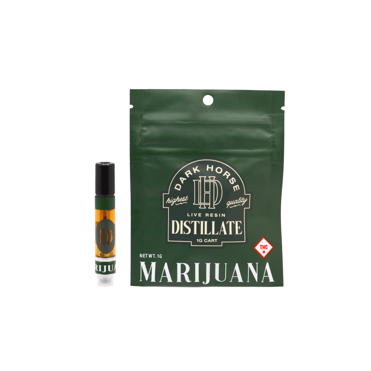 Granddaddy Purple | 1g Live Resin Cartridge by Dark Horse Cannabis