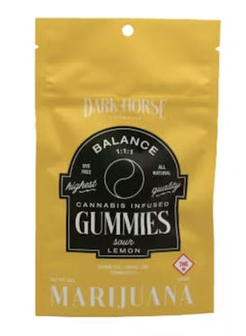 Sour Lemon | 200mg 1:1:1 THC:CBD:THCv Gummies