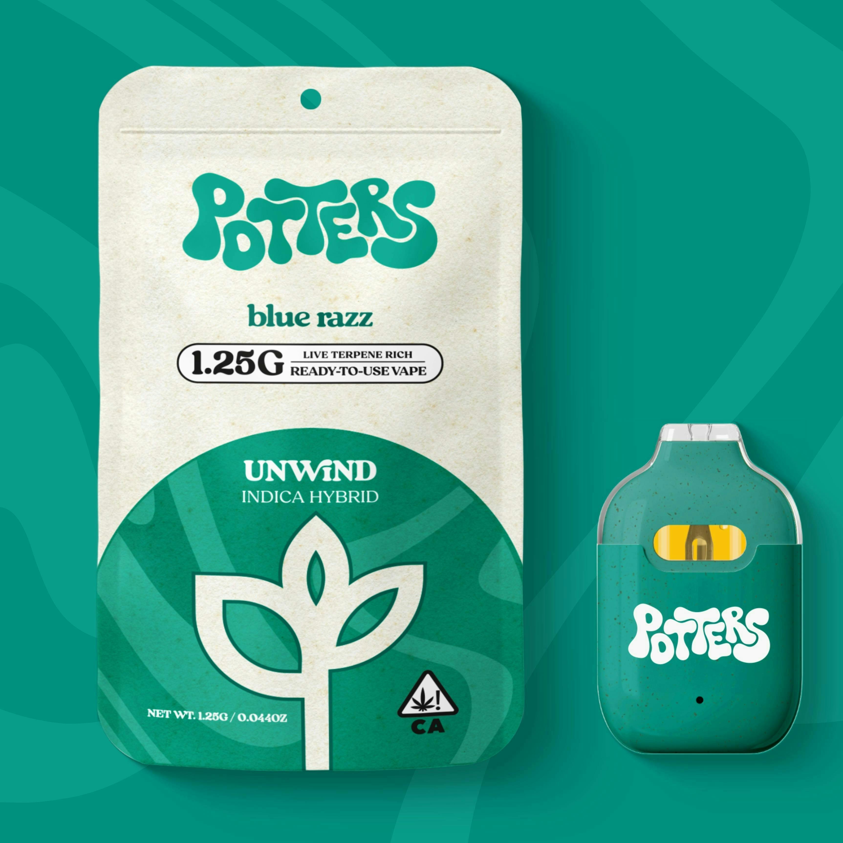 Potters: Blue Razz