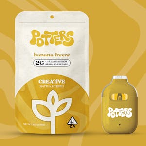 Potters - Banana Freeze - 2g Live Disposable (Potters)