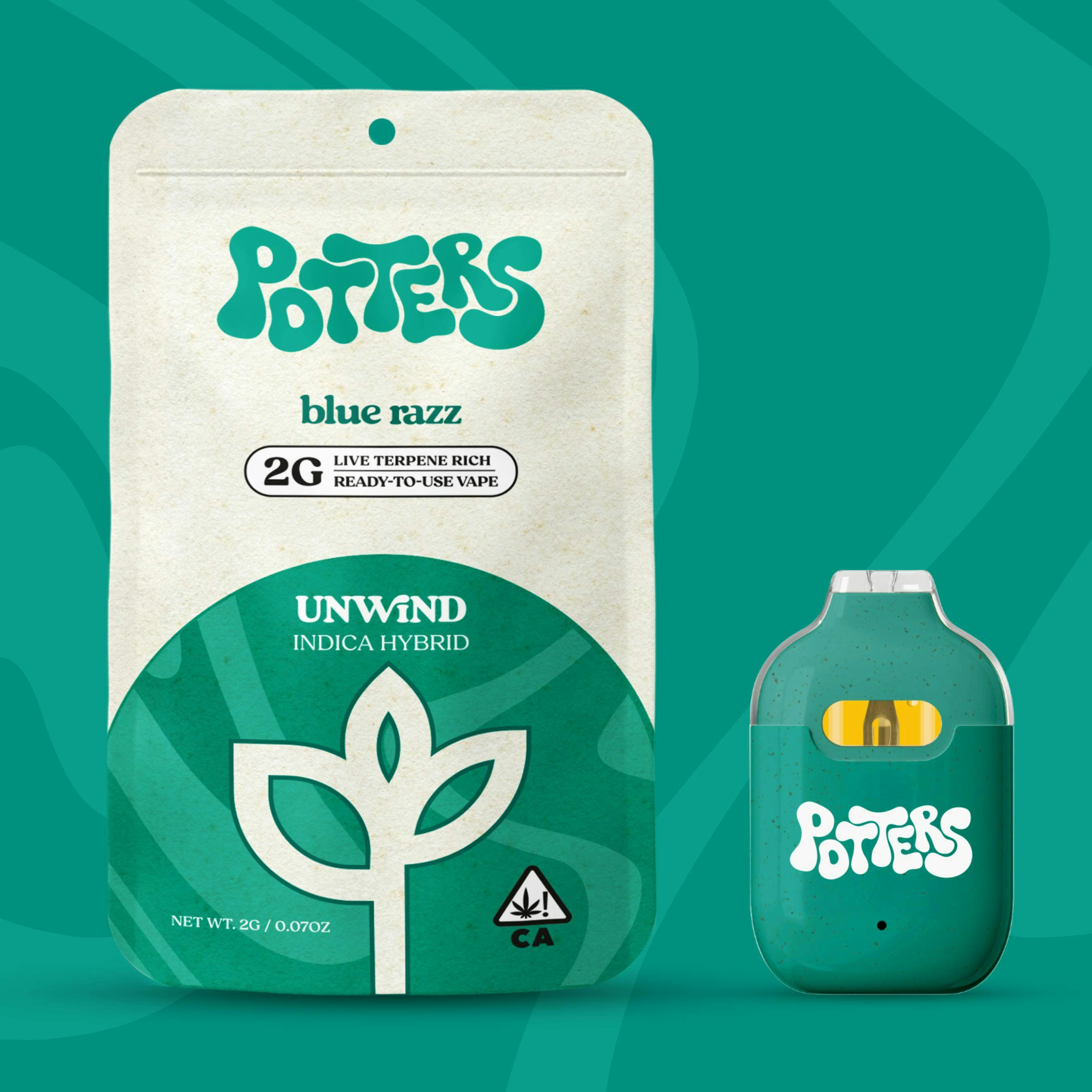 Potters: Blue Razz