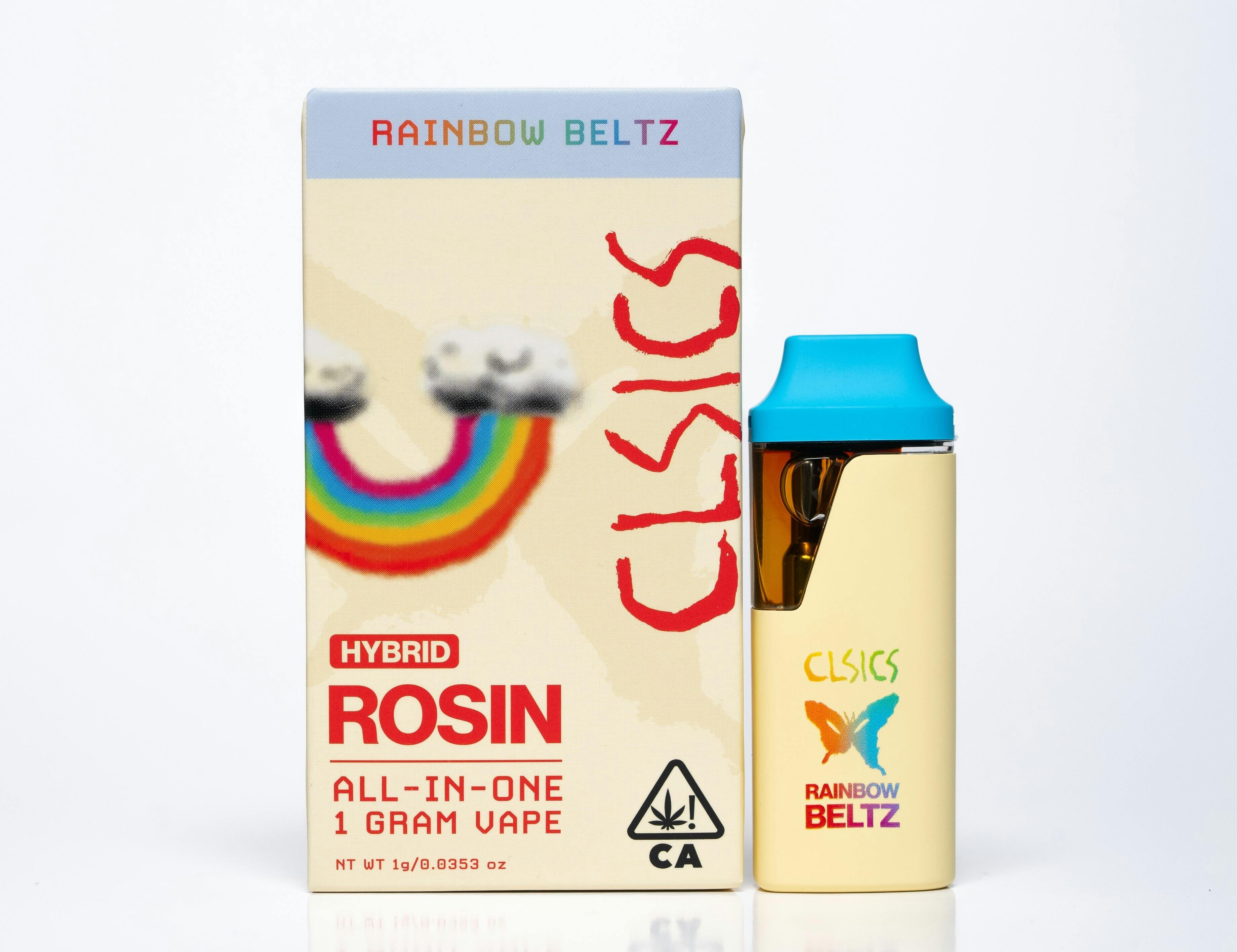 Rainbow Beltz - LIVE ROSIN ALL IN ONE VAPE 1g - CLSICS Rosin