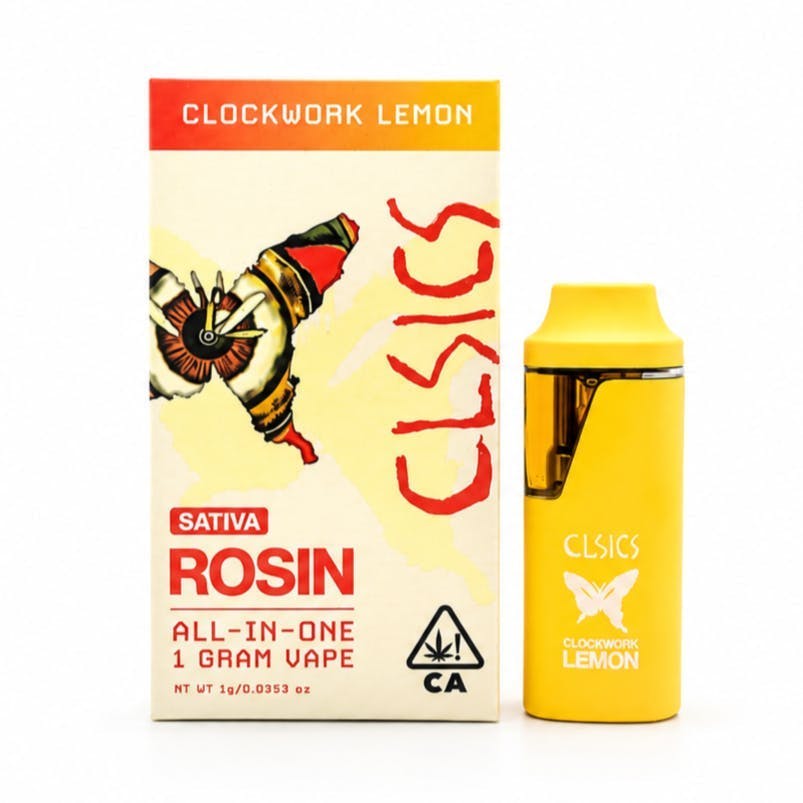 CLSICS Rosin & Rosin Infused Pre Rolls — Clockwork Lemon
