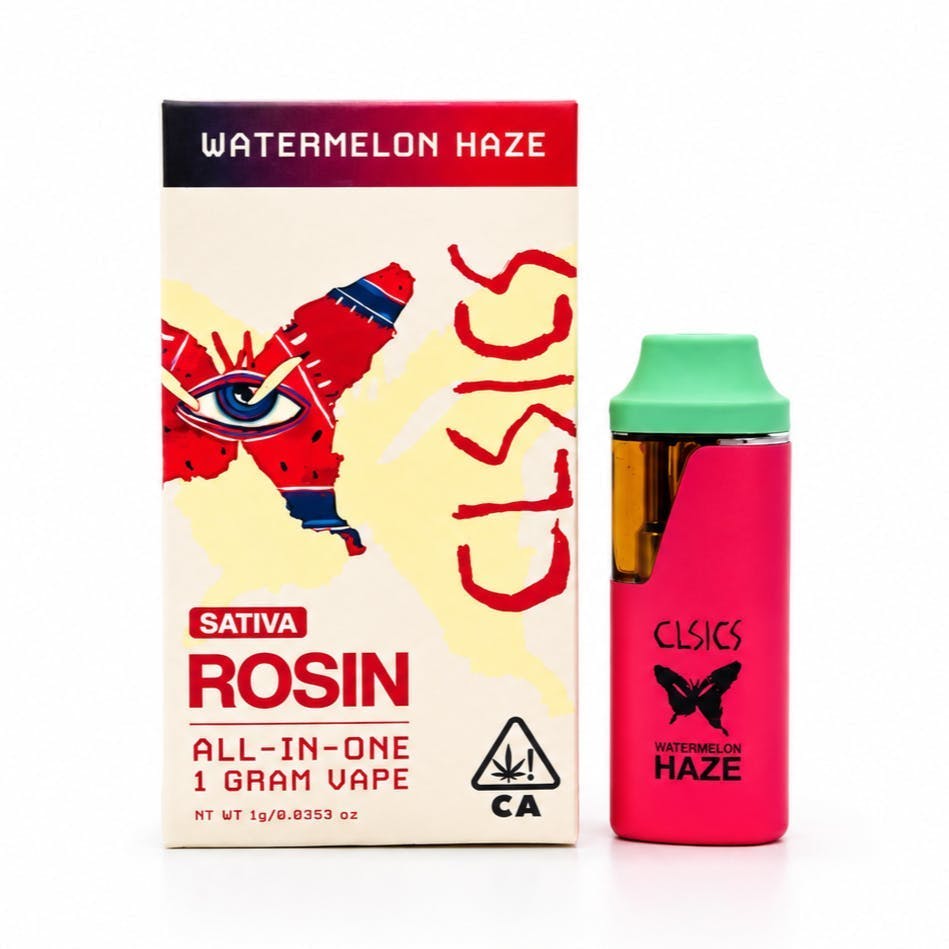 CLSICS Rosin & Rosin Infused Pre Rolls — Nepalese Watermelon Haze