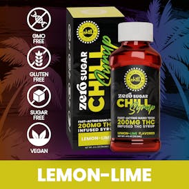 Lemon-Lime | ZERO Sugar 200mg THC Syrup | Chill Medicated | REC