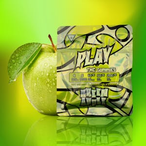 Play Michigan - Green Apple ━ 200mg ━THC Gummies ━ Play