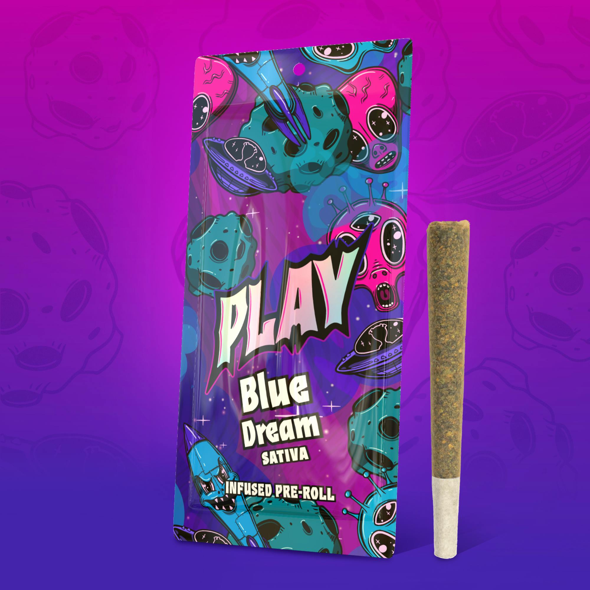 Play | Blue Dream | 1.2g | Infused Pre-Roll by Play Michigan