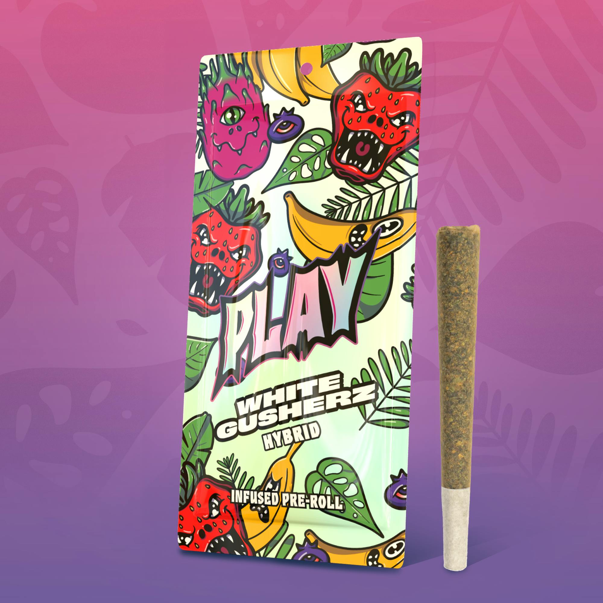 Play | White Gusherz | 1.2g | Infused Pre-Roll by Play Michigan