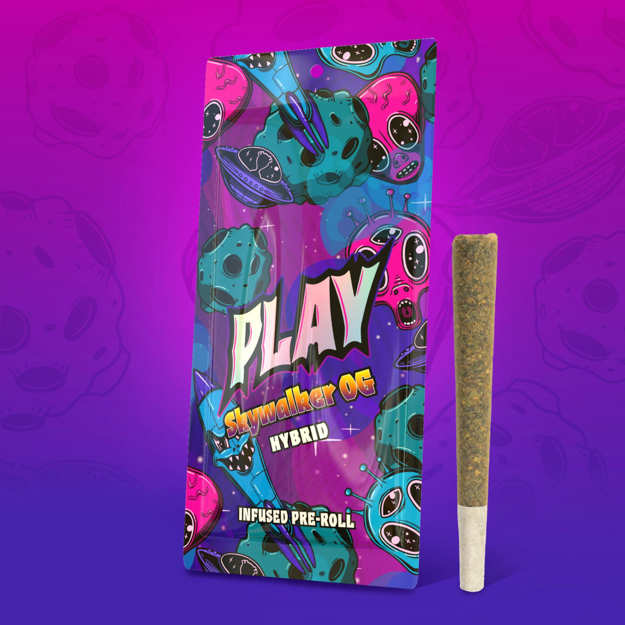 Play | Skywalker OG | 1.2g | Infused Pre-Roll at Higher Love Cannabis Dispensary Munising