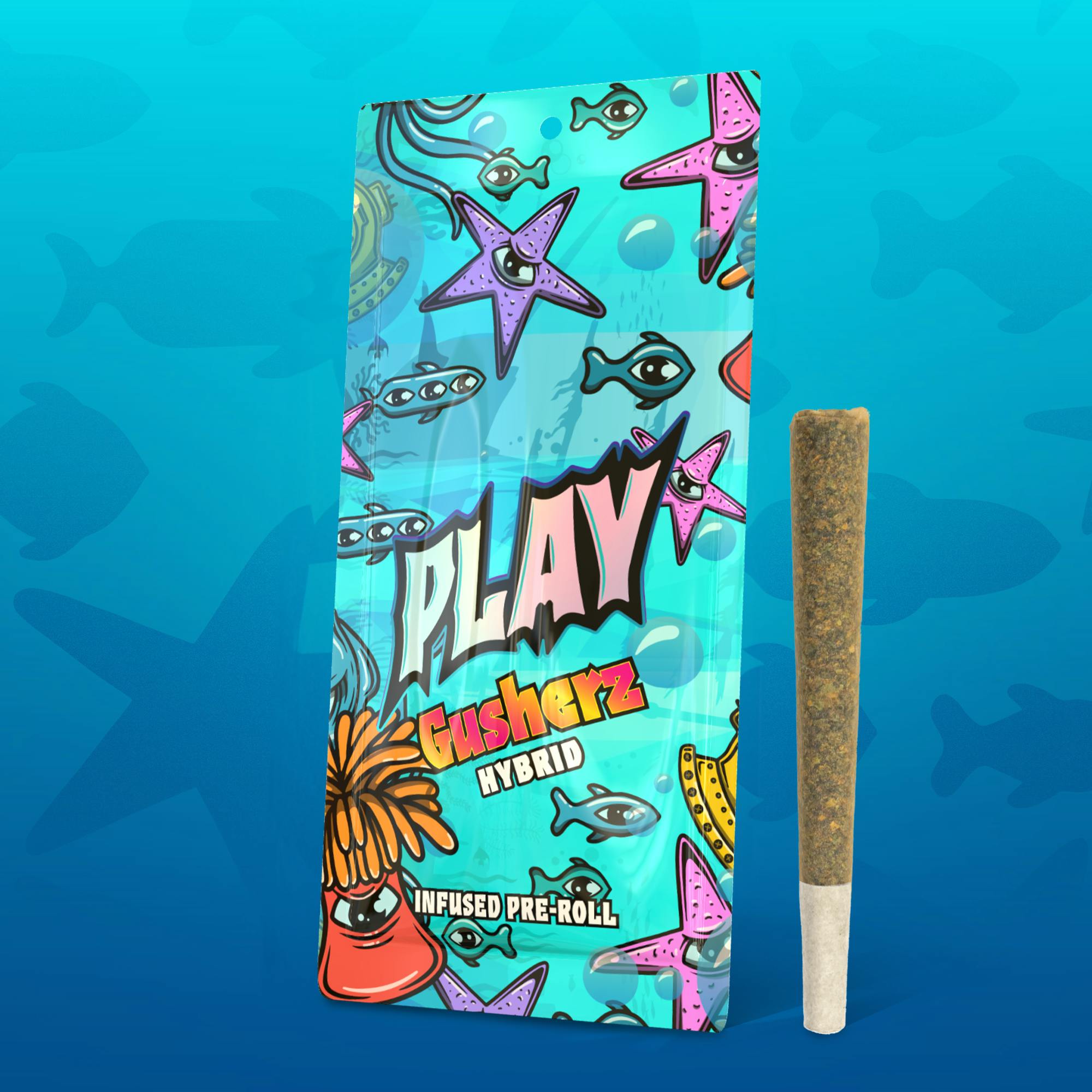 Play | Gusherz | 1.2g | Infused Pre-Roll by Play Michigan